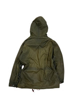 画像をギャラリービューアに読み込む, 90&#39;S ZIP UP OILED HOODIE JACKET / OLIVE [SIZE: XL USED]
