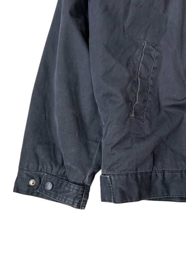 Y2K EARLY 00'S QUILTING LINER ZIP JACKET / BLACK [SIZE: XL USED]