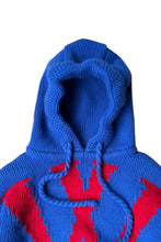画像をギャラリービューアに読み込む, 21AW HOODIE KNIT SWEATER / BLUE [SIZE: L USED]
