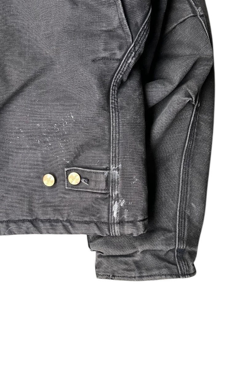 90s-Y2K Early 00s Faded Black Traditional Jacket USA Edition / Gray [SIZE: M USED]