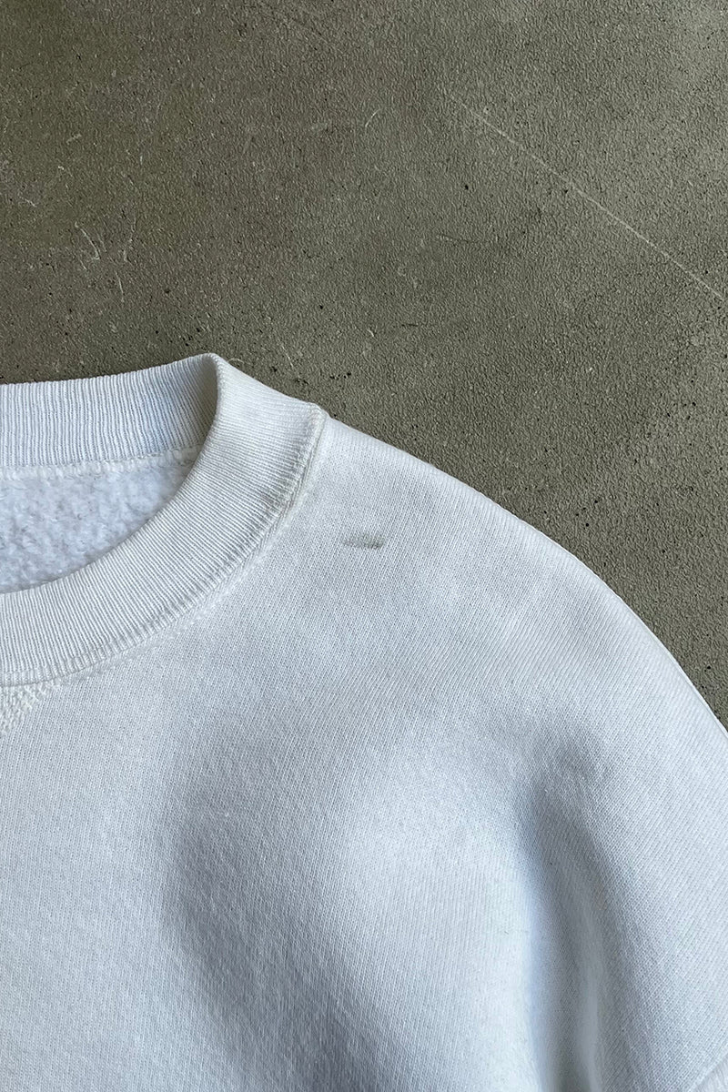 MADE IN USA 90'S SWEATSHIRT / WHITE [SIZE: L USED]