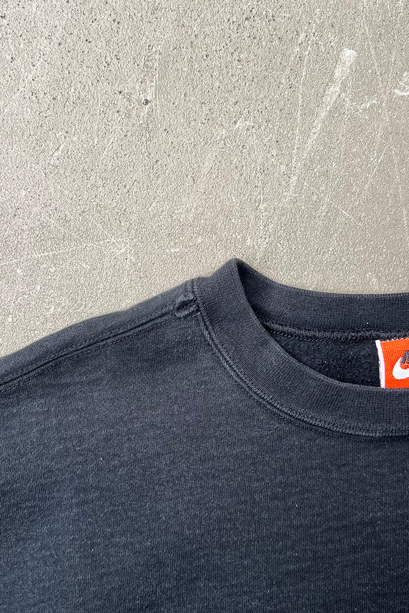 MADE IN USA 90'S LOGO SWEATSHIRT / FADED BLACK [SIZE: XL USED]