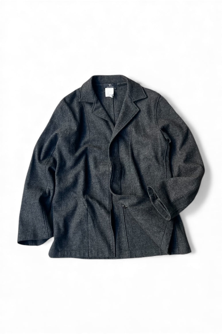 MADE IN JAPAN 05'S WOOL ZIP JACKET / CHARCOAL [SIZE: 3 USED]