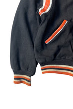 Load image into Gallery viewer, MADE IN USA 60'S STADIUM JACKET / BLACK [SIZE: M USED]
