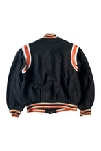 Load image into Gallery viewer, MADE IN USA 60'S STADIUM JACKET / BLACK [SIZE: M USED]
