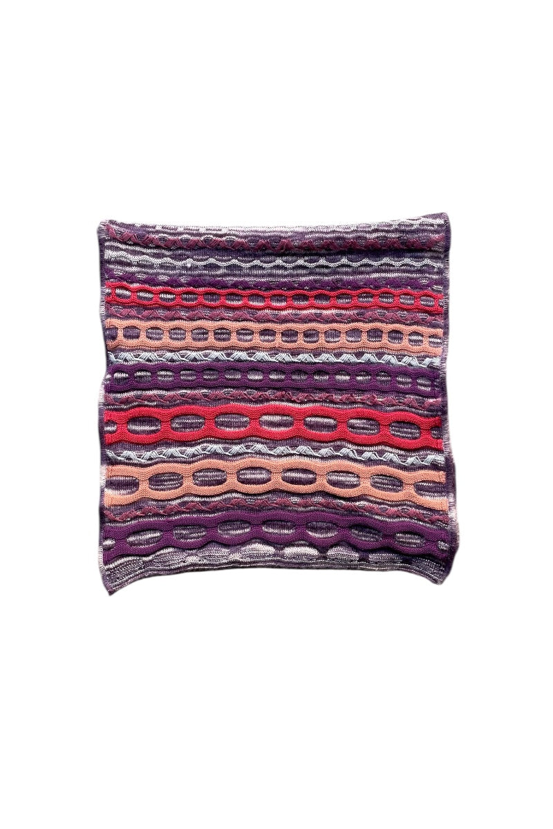 MADE IN ITALY 3D KNIT SCARF / MULTI [SIZE: ONE SIZE USED]
