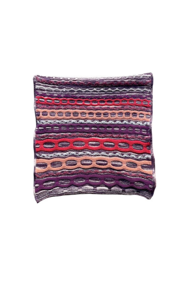 MADE IN ITALY 3D KNIT SCARF / MULTI [SIZE: ONE SIZE USED]