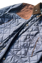 Load image into Gallery viewer, 90'S QUILTED HUNTING JACKET / NAVY [SIZE: S USED]
