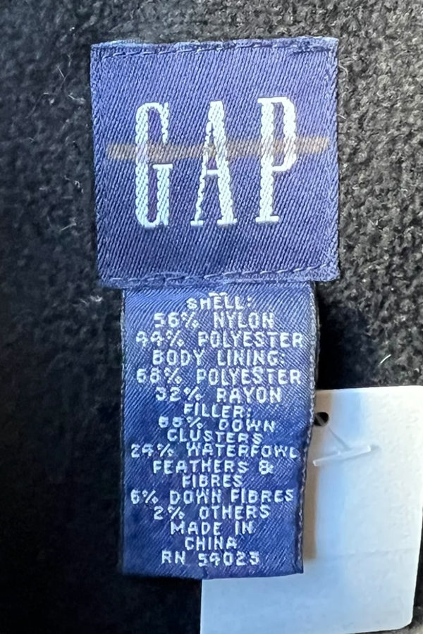 Y2K EARLY 00'S DOWN VEST / SILVER [SIZE: L USED]