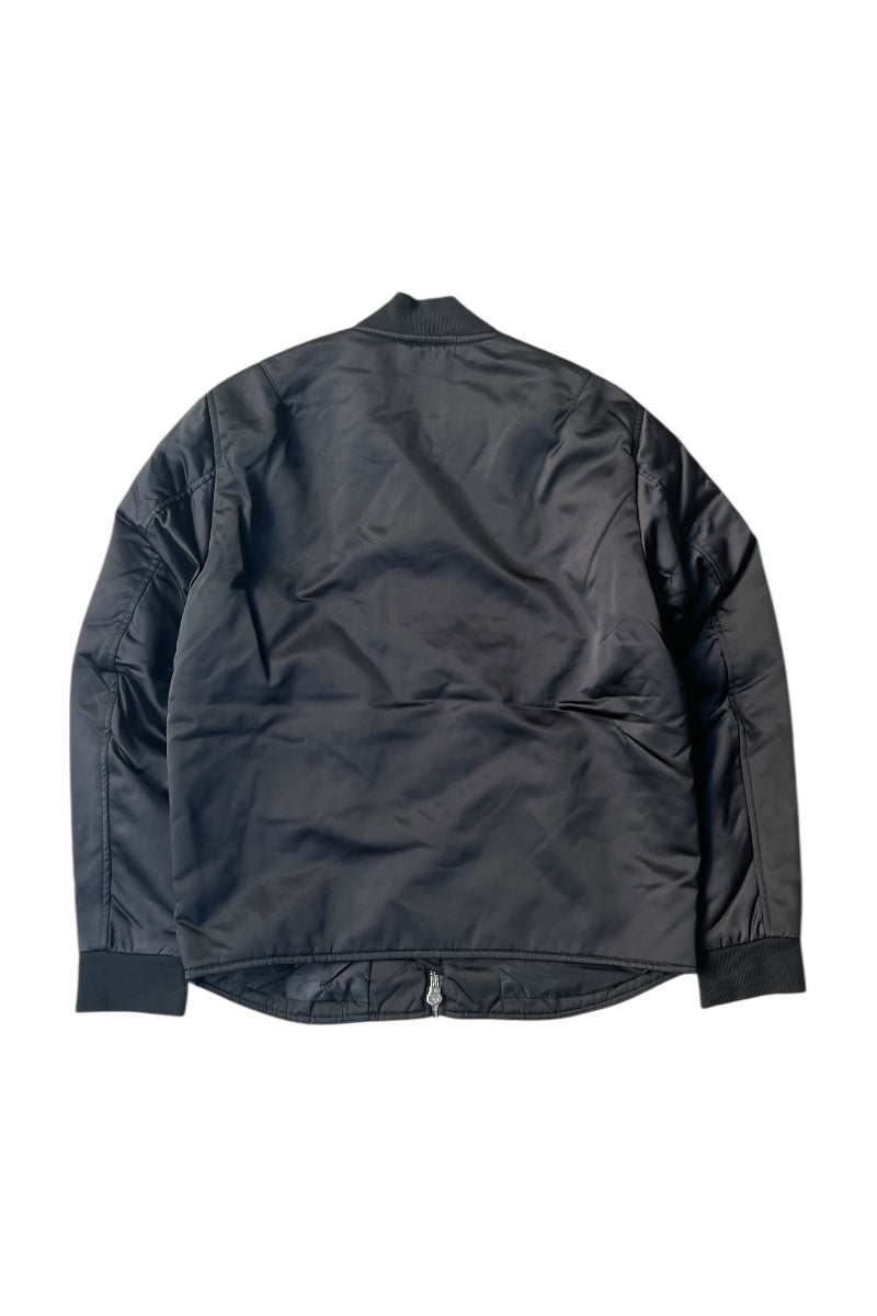 MADE IN ROMANIA 17SS NYLON MATT BOMBER JACKET / BLACK [SIZE: 44 USED]