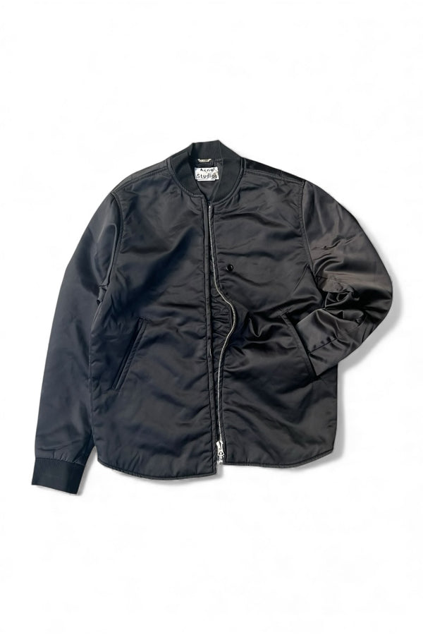 MADE IN ROMANIA 17SS NYLON MATT BOMBER JACKET / BLACK [SIZE: 44 USED]