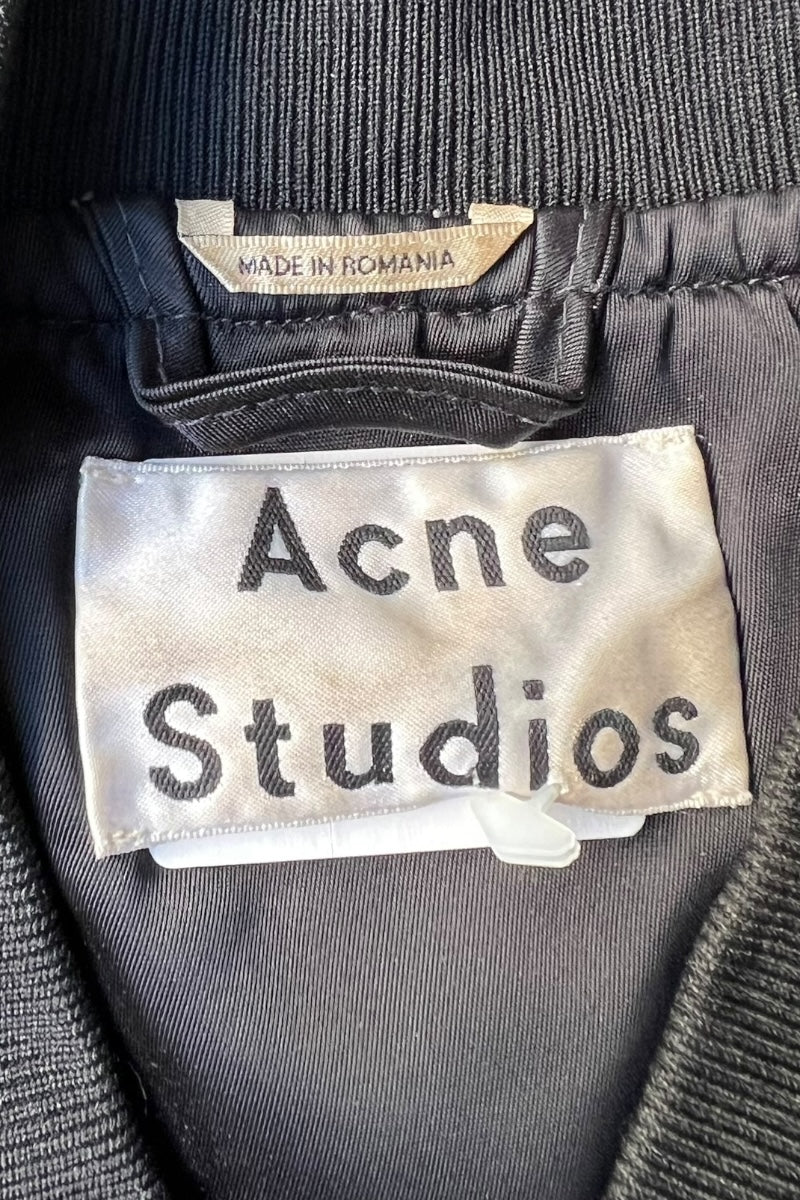 MADE IN ROMANIA 17SS NYLON MATT BOMBER JACKET / BLACK [SIZE: 44 USED]