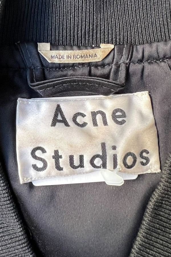 MADE IN ROMANIA 17SS NYLON MATT BOMBER JACKET / BLACK [SIZE: 44 USED]