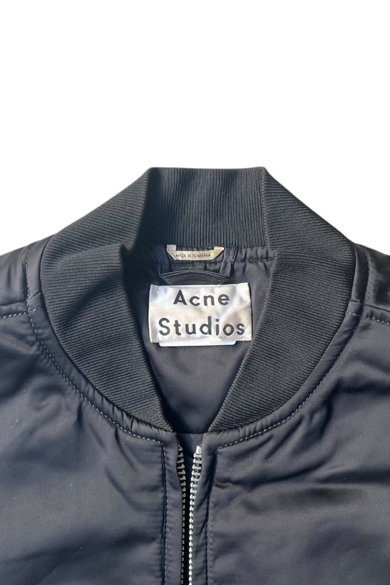 MADE IN ROMANIA 17SS NYLON MATT BOMBER JACKET / BLACK [SIZE: 44 USED]