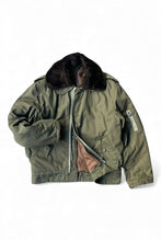 画像をギャラリービューアに読み込む, 70'S FLIGHT JACKET / OLIVE [SIZE: L USED]
