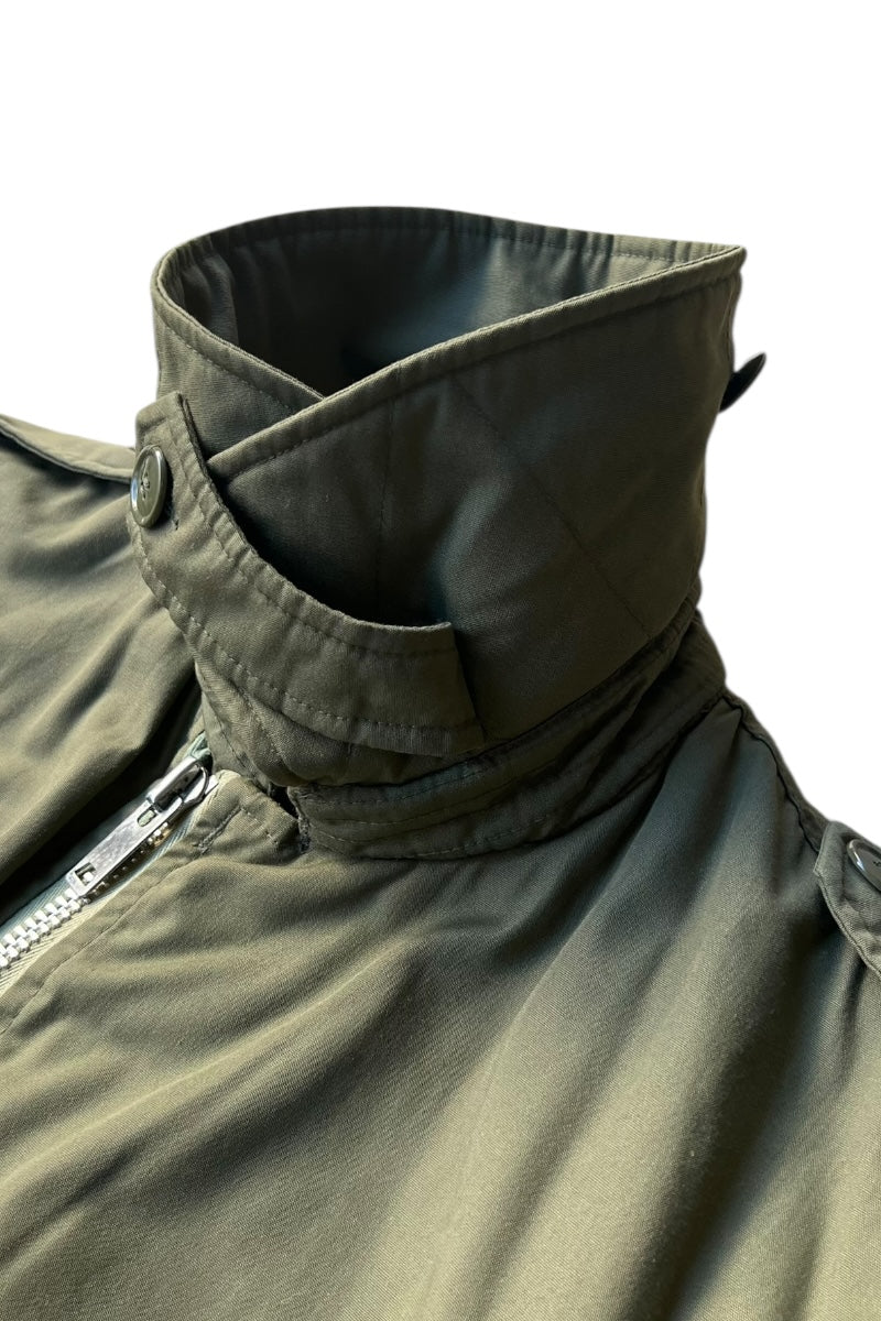 70'S FLIGHT JACKET / OLIVE [SIZE: L USED]
