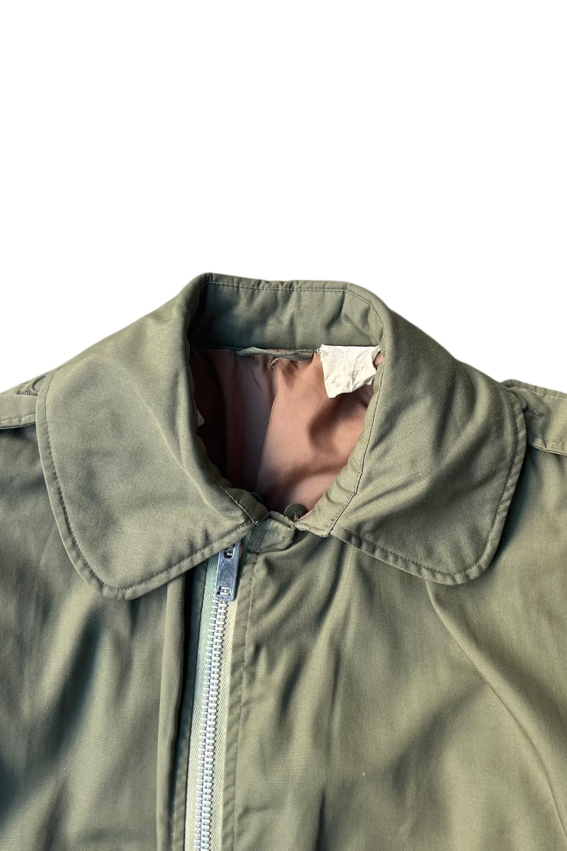 70'S FLIGHT JACKET / OLIVE [SIZE: L USED]