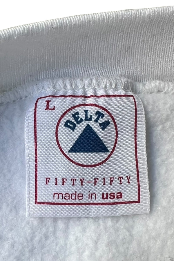 MADE IN USA 90'S MR.BEAN SWEATSHIRT / WHITE [SIZE: L USED]