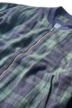 画像をギャラリービューアに読み込む, 88-90'S BLACK WATCH WOOL ZIP JACKET / CHECK [SIZE: L USED]
