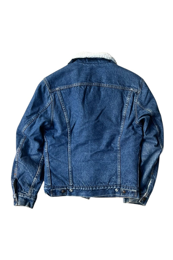 MADE IN USA 80'S 70608-0216 BOA DENIM JACKET / INDIGO [SIZE: 34 USED]