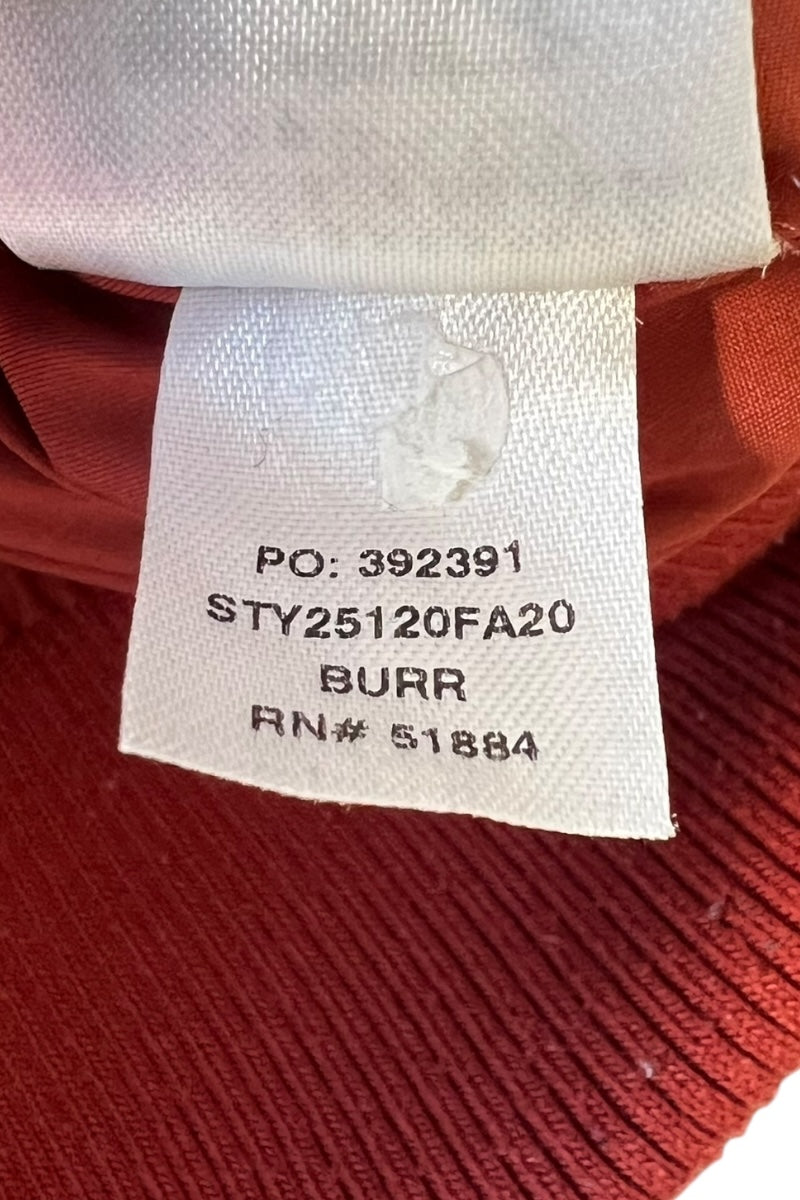 20AW ZIP FLEECE VEST / BURGUNDY [SIZE: M USED]