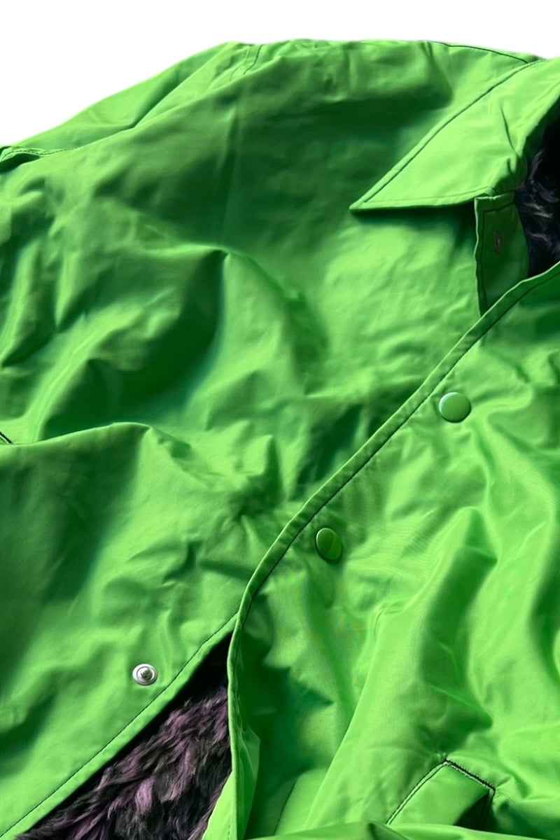 21AW NYLON COACH JACKET / GREEN [SIZE: L USED]