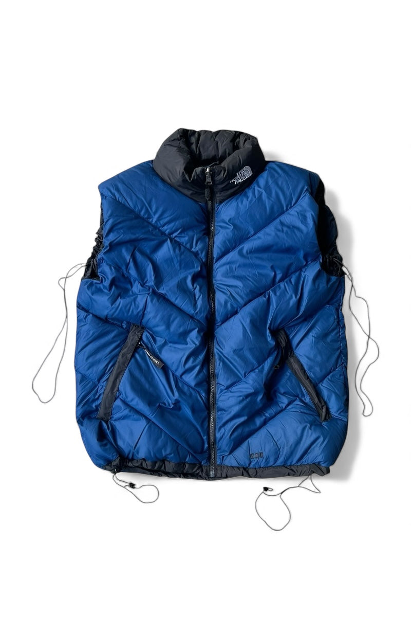 Y2K EARLY 00'S 600FILL GOOSE DOWN VEST / BLUE [SIZE: L USED]