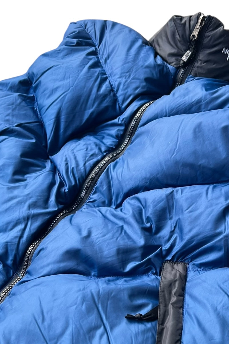 Y2K EARLY 00'S 600FILL GOOSE DOWN VEST / BLUE [SIZE: L USED]