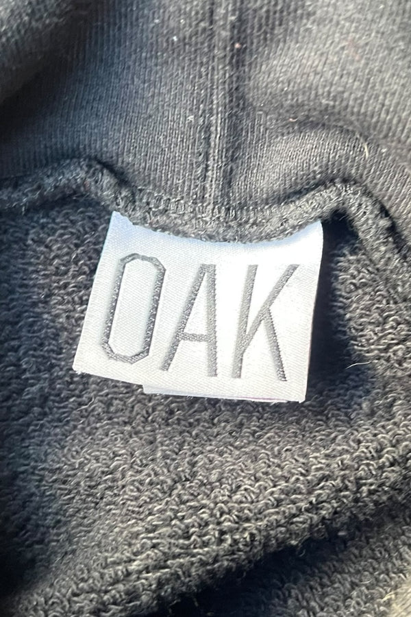 MADE IN USA SIDE-ZIP SWEAT HOODIE / BLACK [SIZE: S USED]