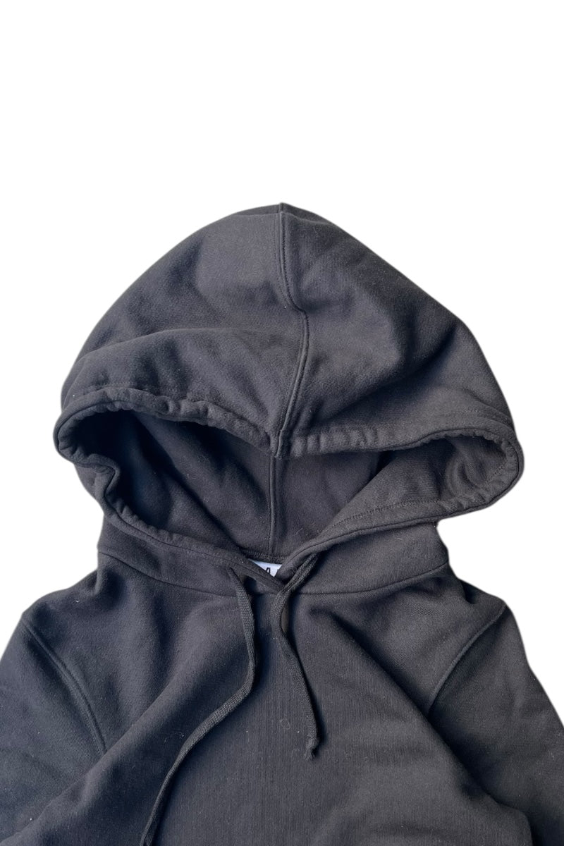 MADE IN USA SIDE-ZIP SWEAT HOODIE / BLACK [SIZE: S USED]