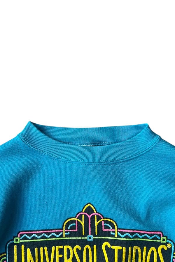 90'S UNIVERSAL STUDIOS FLORIDA SWEATSHIRT / BLUE [SIZE: L USED]