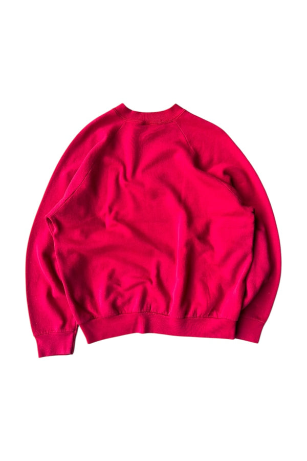 MADE IN USA 80'S GHOSTBUSTERS PRINT SWEATSHIRT / RED [SIZE: L USED]