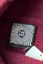 画像をギャラリービューアに読み込む, PRINT  PULLOVER SWEAT HOODIE / WINE RED [SIZE: S USED]
