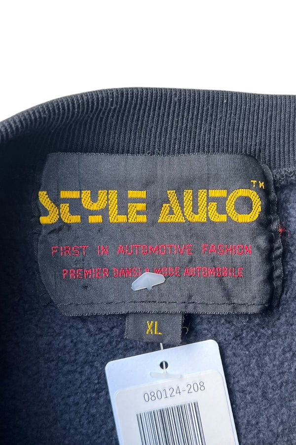 90'S ONE POINT LOGO SWEATSHIRT / BLACK [SIZE: XL USED]