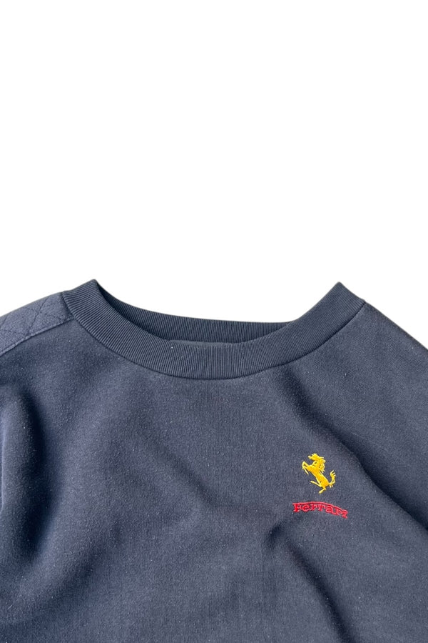 90'S ONE POINT LOGO SWEATSHIRT / BLACK [SIZE: XL USED]