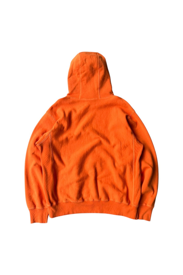 LOGO ONE POINT SWEAT HOODIE / ORANGE [SIZE: L USED]