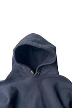 画像をギャラリービューアに読み込む, #232 12OZ CROSS-KNIT PULLOVER HOODED / BLACK [SIZE: L USED]
