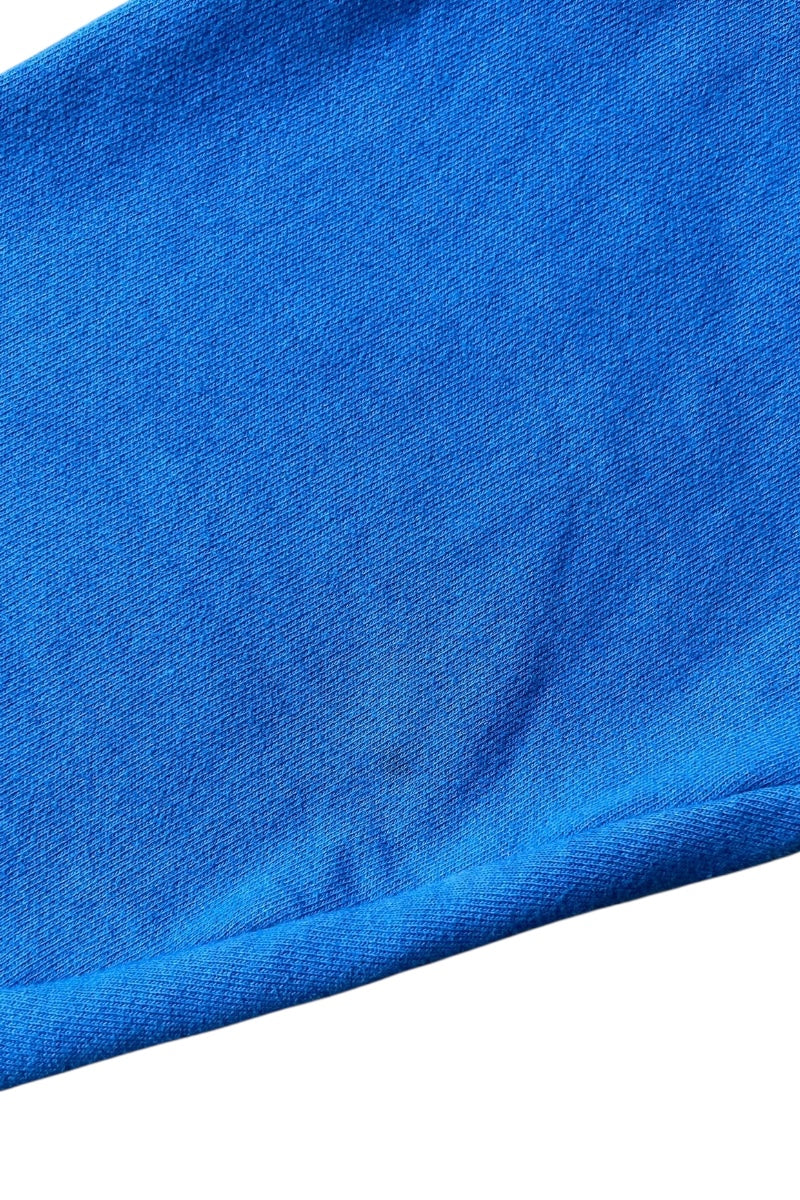 P3 ACADEMY PREMIUM REVERSE WEAVE PULLOVER SWEAT HOODIE / BLUE [SIZE: S USED]