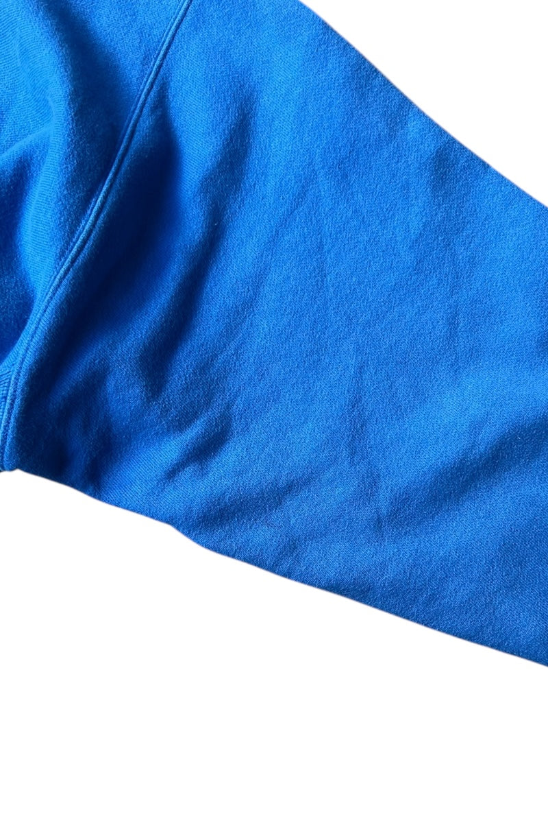P3 ACADEMY PREMIUM REVERSE WEAVE PULLOVER SWEAT HOODIE / BLUE [SIZE: S USED]