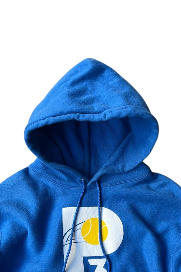 P3 ACADEMY PREMIUM REVERSE WEAVE PULLOVER SWEAT HOODIE / BLUE [SIZE: S USED]