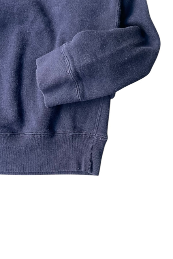90'S ONE POINT LOGO SWEATSHIRT / NAVY [SIZE: M USED]