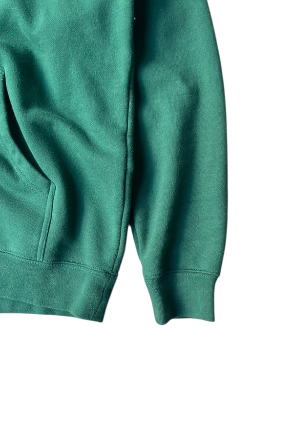 PRINT HOODIE SWEATSHIRT / GREEN [SIZE: L USED]