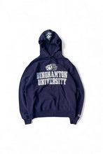 画像をギャラリービューアに読み込む, ECO COLLEGE SWEAT HOODIE / NAVY [SIZE: M USED]
