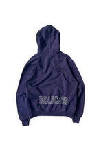 画像をギャラリービューアに読み込む, ECO COLLEGE SWEAT HOODIE / NAVY [SIZE: M USED]
