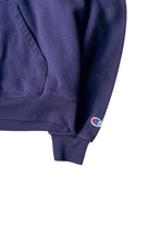 画像をギャラリービューアに読み込む, ECO COLLEGE SWEAT HOODIE / NAVY [SIZE: M USED]

