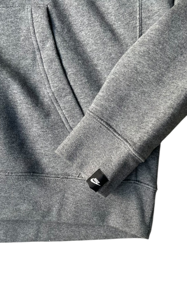 JUST DO IT LOGO PULLOVER SWEAT HOODIE / GRAY [SIZE: XL USED]