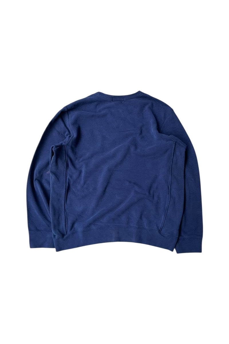 90'S ONE POINT SWEATSHIRT / NAVY [SIZE: L USED]