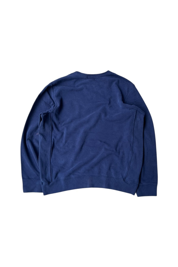90'S ONE POINT SWEATSHIRT / NAVY [SIZE: L USED]
