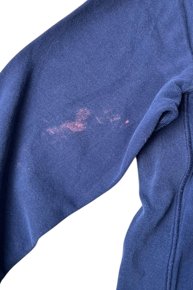 90'S ONE POINT SWEATSHIRT / NAVY [SIZE: L USED]