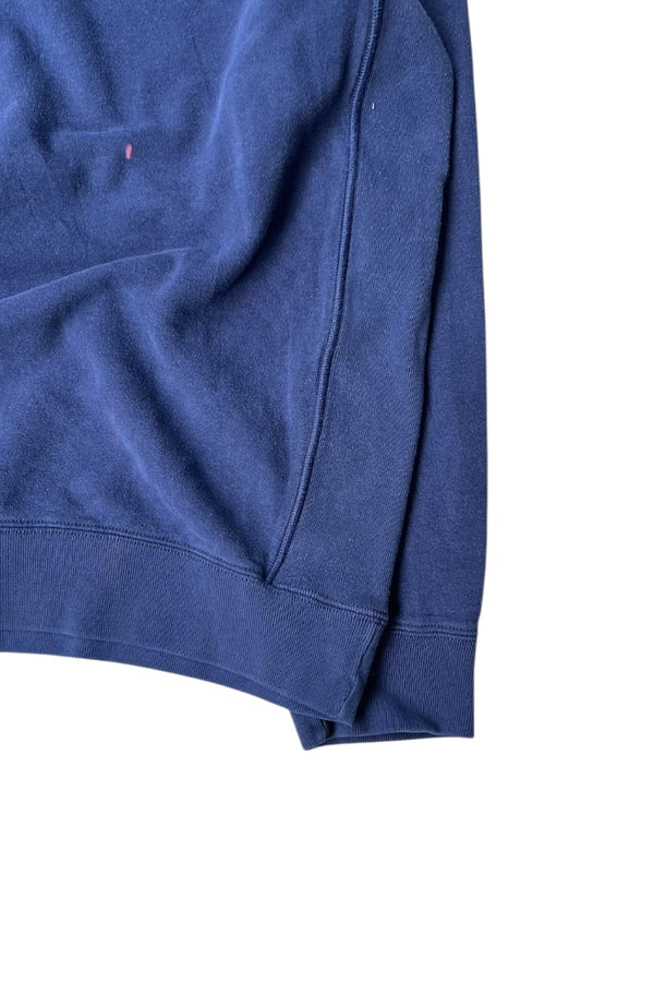 90'S ONE POINT SWEATSHIRT / NAVY [SIZE: L USED]